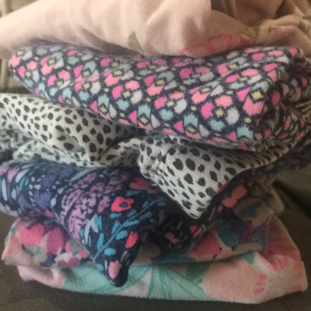 Lot of (6). Size 4T leggings and shorts